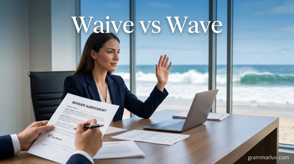 Waive vs Wave