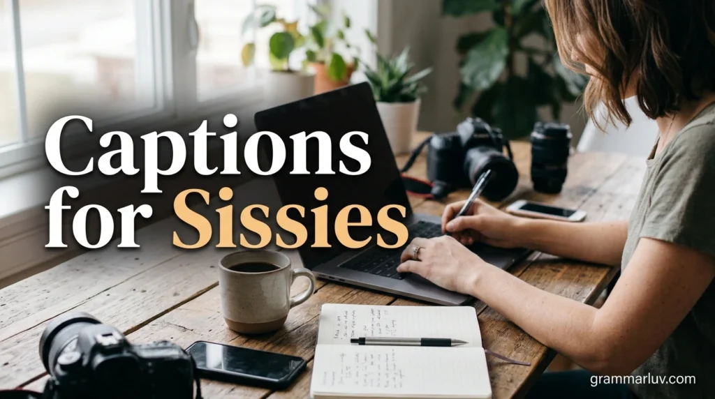 Captions for Sissies